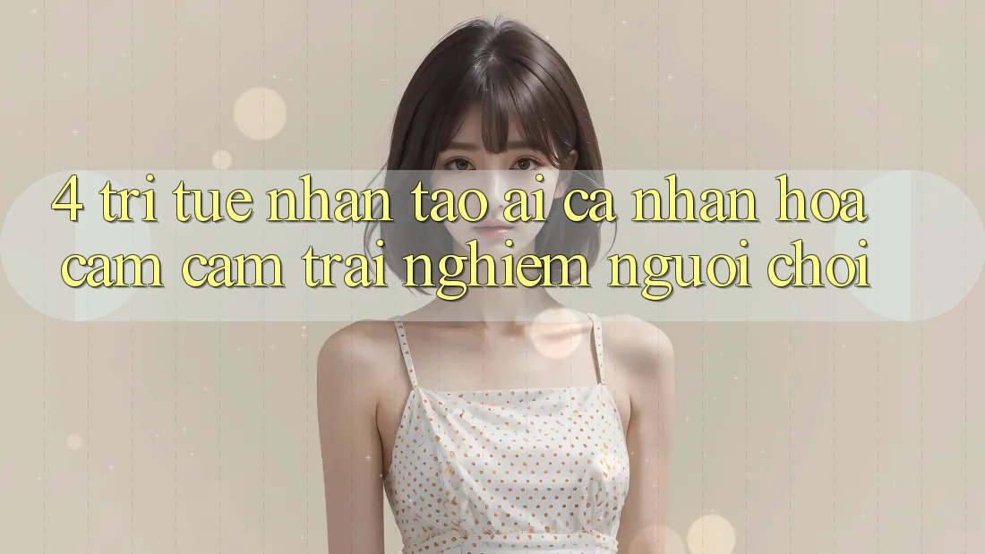 4. Trí Tuệ Nhân Tạo (AI) Cá Nhân Hóa Cảm cảm trải nghiệm Người chơi