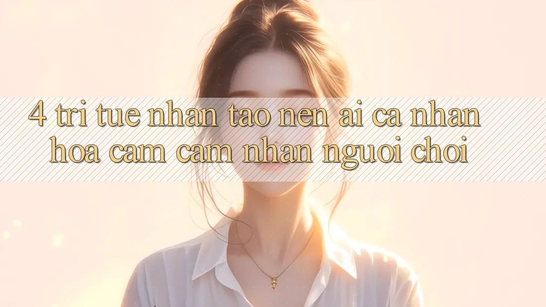 4. Trí Tuệ Nhân Tạo nên (AI) Cá Nhân Hóa Cảm cảm nhận Người chơi