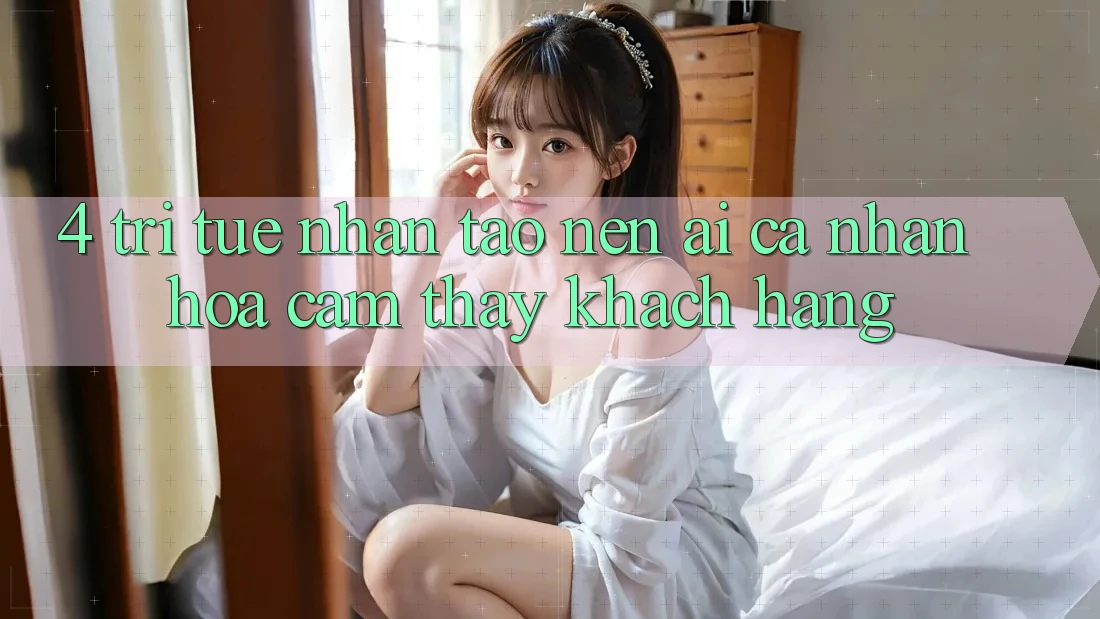 4. Trí Tuệ Nhân Tạo nên (AI) Cá Nhân Hóa Cảm thấy Khách Hàng