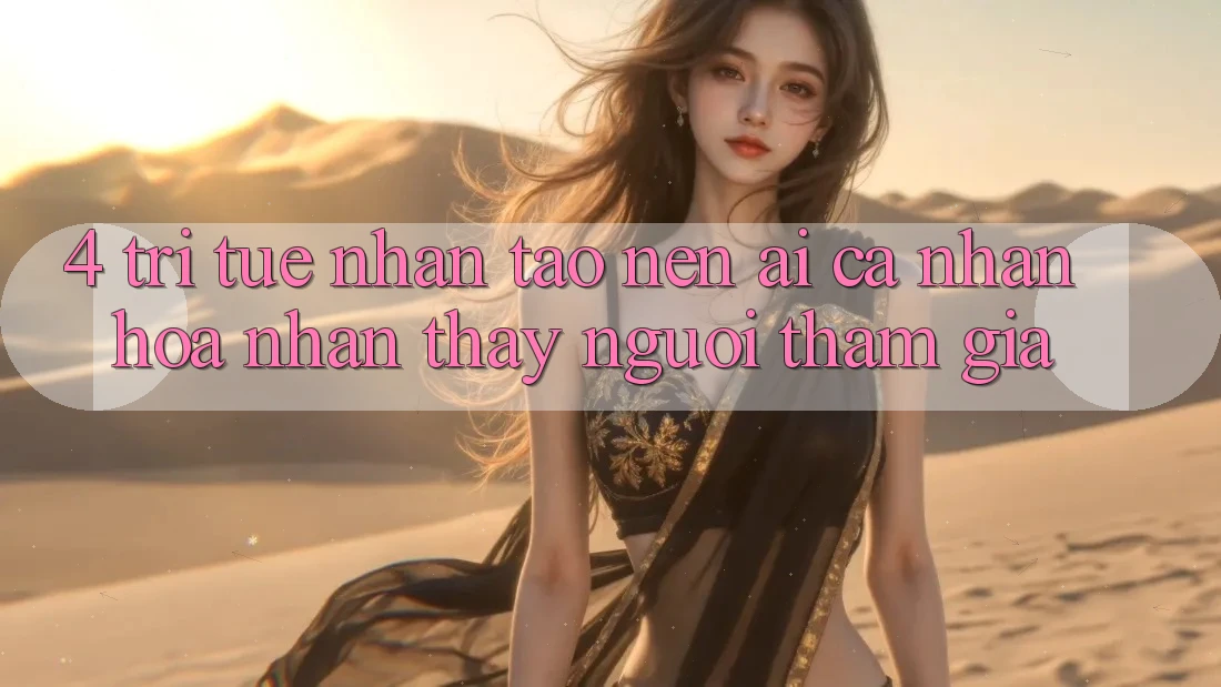 4. Trí Tuệ Nhân Tạo nên (AI) Cá Nhân Hóa Nhận thấy Người tham gia