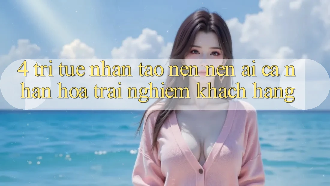 4. Trí Tuệ Nhân Tạo nên nên (AI) Cá Nhân Hóa Trải Nghiệm Khách Hàng
