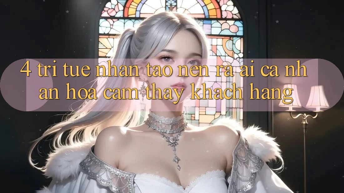 4. Trí Tuệ Nhân Tạo nên ra (AI) Cá Nhân Hóa Cảm thấy Khách Hàng