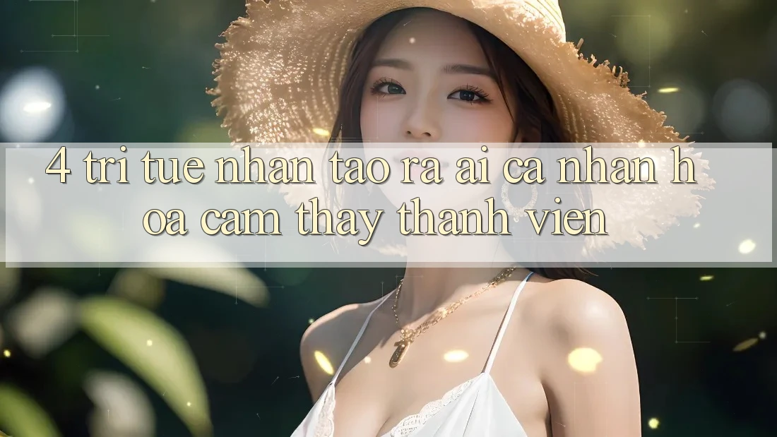 4. Trí Tuệ Nhân Tạo ra (AI) Cá Nhân Hóa Cảm thấy Thành viên