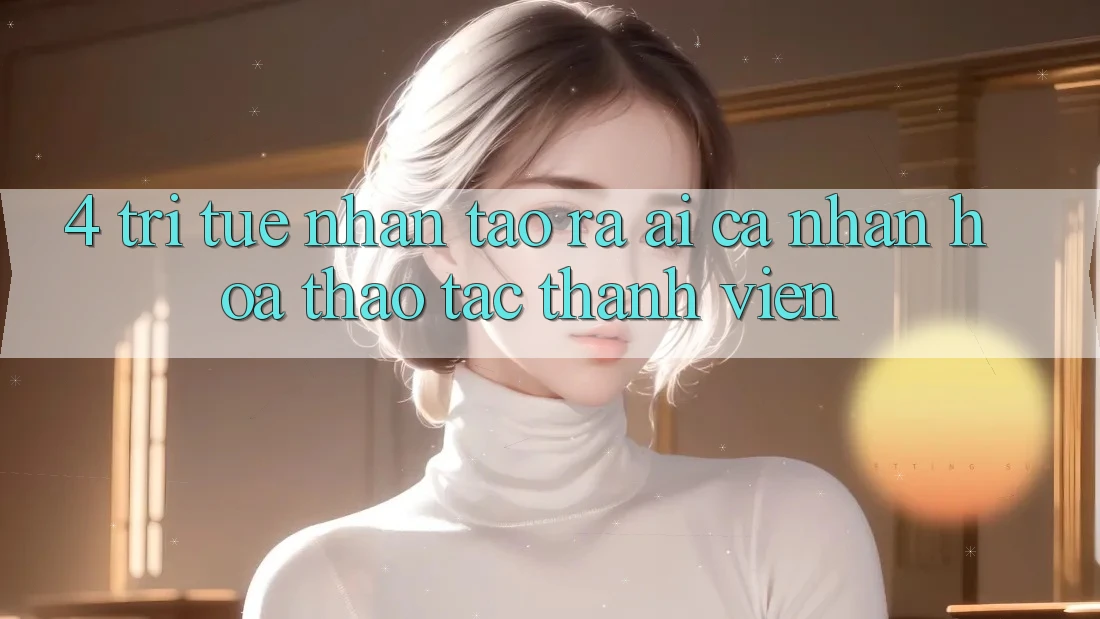4. Trí Tuệ Nhân Tạo ra (AI) Cá Nhân Hóa Thao tác Thành viên