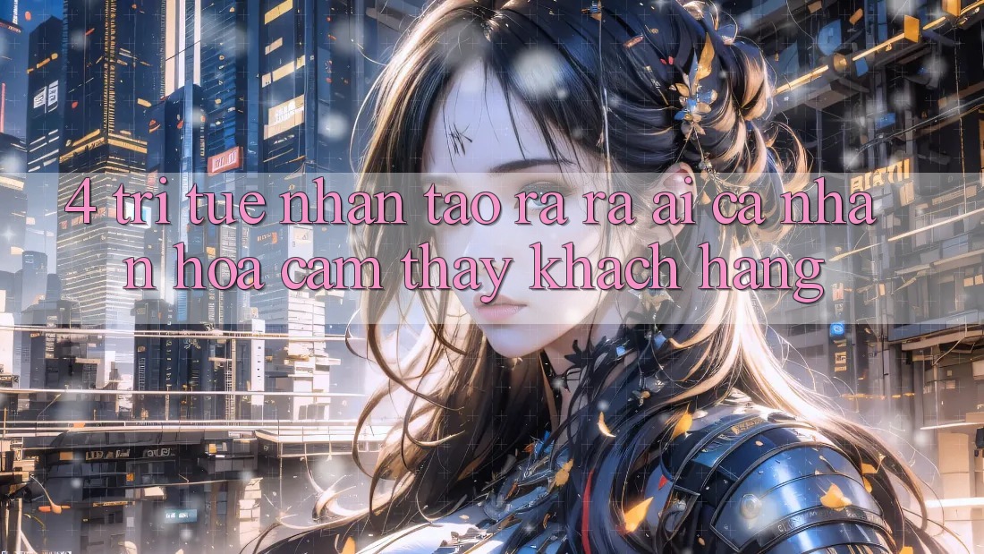 4. Trí Tuệ Nhân Tạo ra ra (AI) Cá Nhân Hóa Cảm thấy Khách Hàng