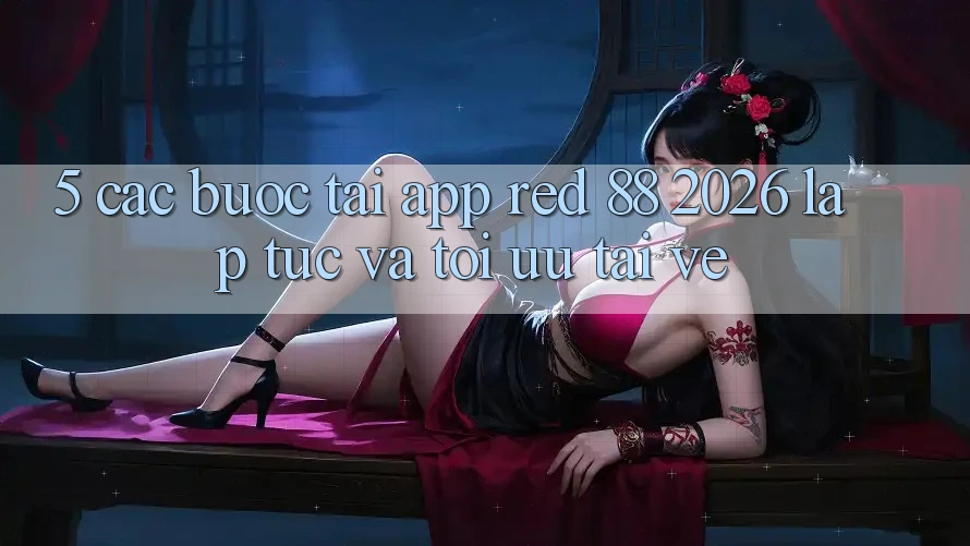 5. Các bước Tải App red 88 2026 Lập tức Và Tối Ưu Tải về