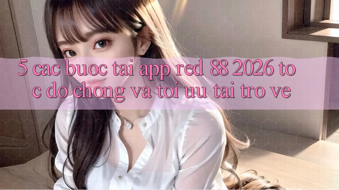 5. Các bước Tải App red 88 2026 Tốc độ chóng Và Tối Ưu Tải trở về