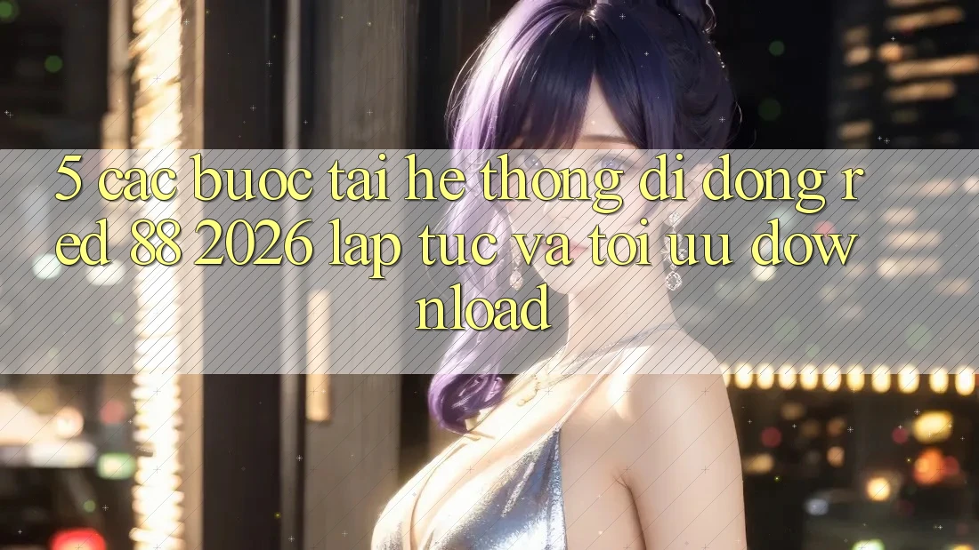 5. Các bước Tải Hệ thống di động red 88 2026 Lập tức Và Tối Ưu Download