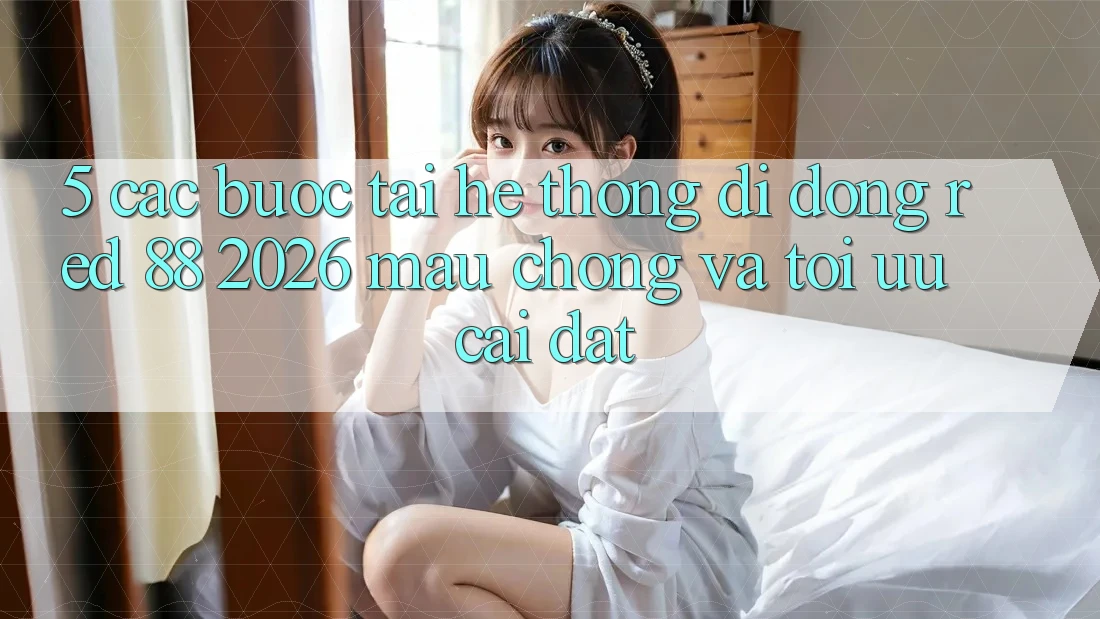 5. Các bước Tải Hệ thống di động red 88 2026 Mau Chóng Và Tối Ưu Cài Đặt