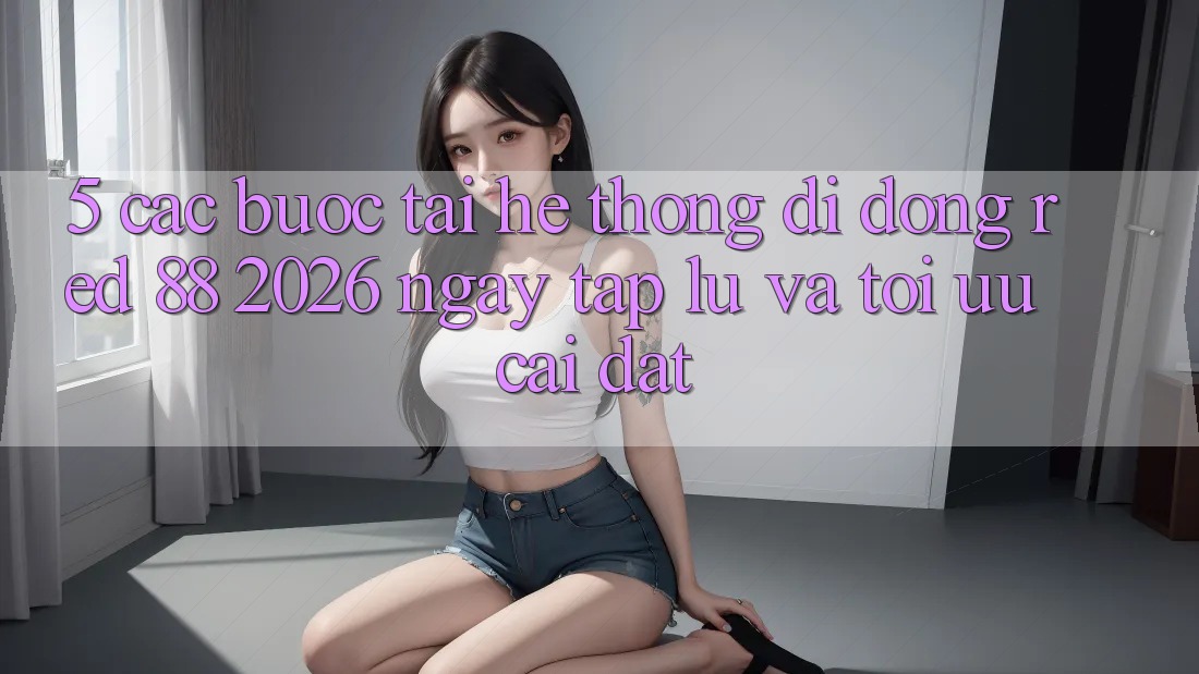 5. Các bước Tải Hệ thống di động red 88 2026 Ngay tắp lự Và Tối Ưu Cài Đặt