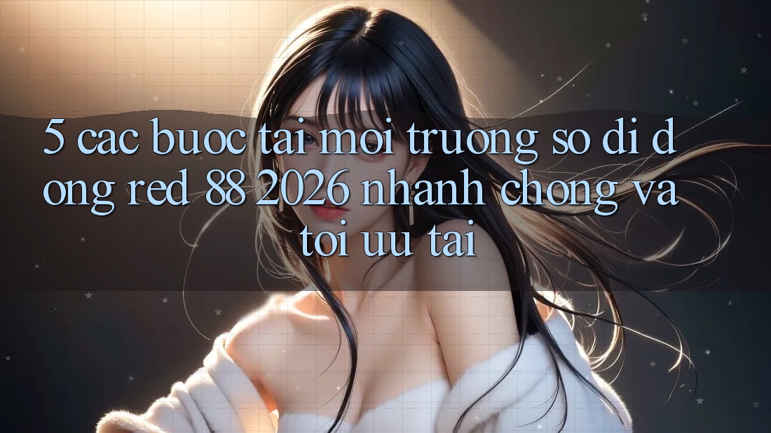 5. Các bước Tải Môi trường số di động red 88 2026 Nhanh Chóng Và Tối Ưu Tải