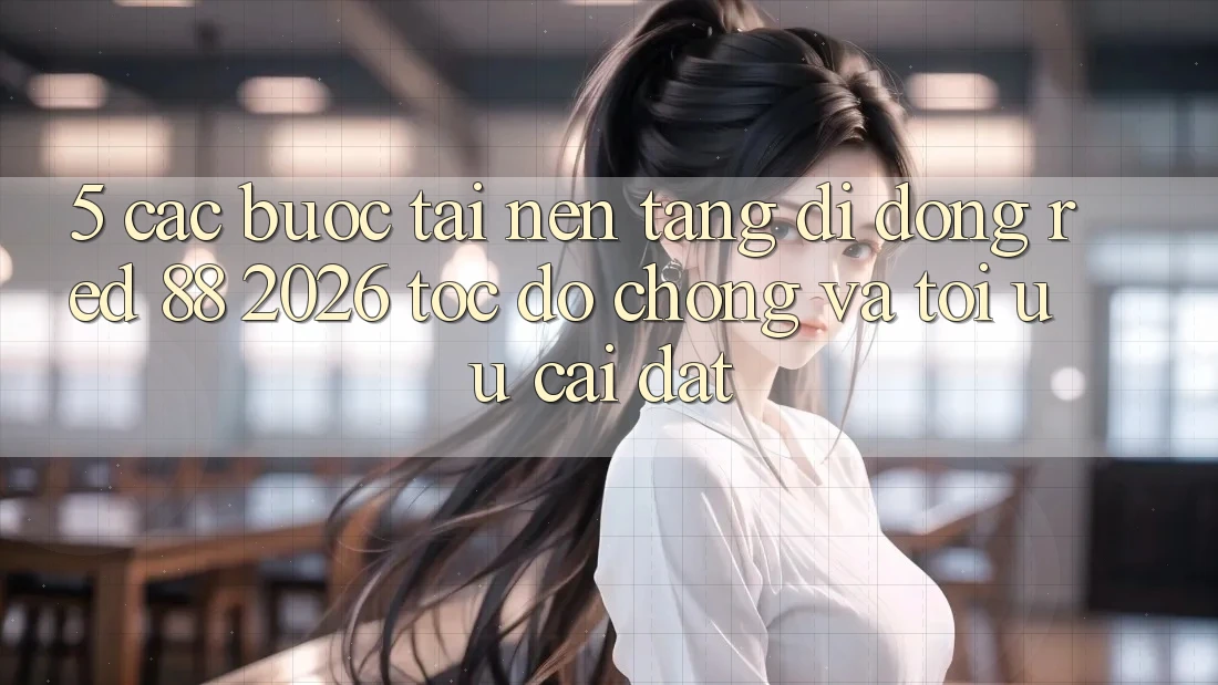 5. Các bước Tải Nền tảng di động red 88 2026 Tốc độ Chóng Và Tối Ưu Cài Đặt