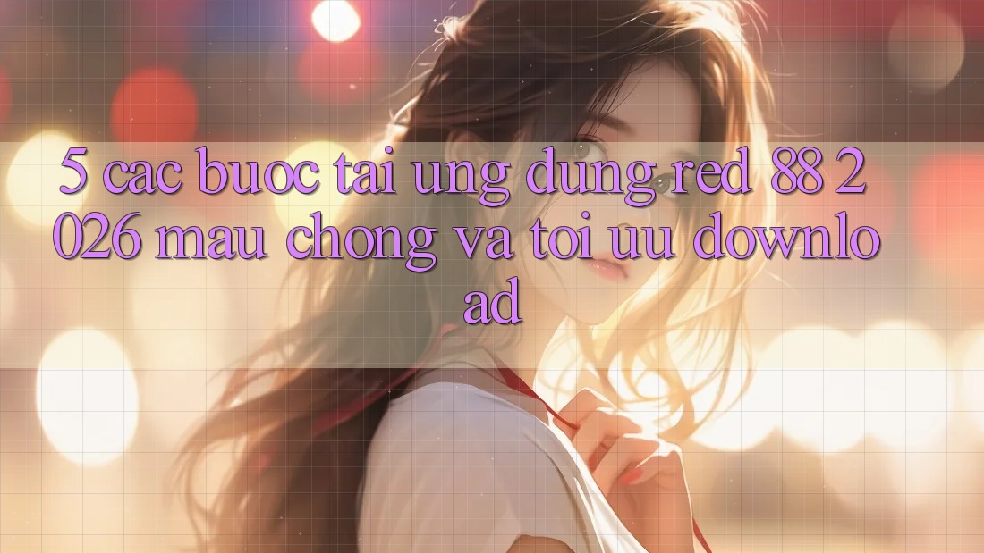 5. Các bước Tải Ứng dụng red 88 2026 Mau Chóng Và Tối Ưu Download