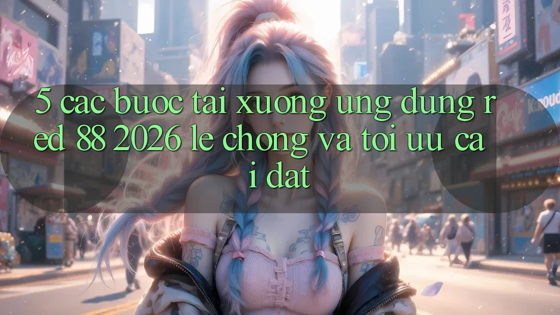 5. Các bước Tải xuống Ứng dụng red 88 2026 Lẹ Chóng Và Tối Ưu Cài Đặt