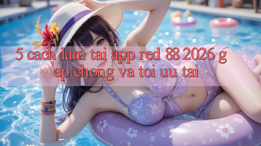 5. Cách làm Tải App red 88 2026 Gấp Chóng Và Tối Ưu Tải