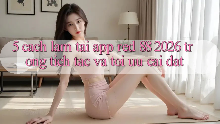 5. Cách làm Tải App red 88 2026 Trong tích tắc Và Tối Ưu Cài Đặt