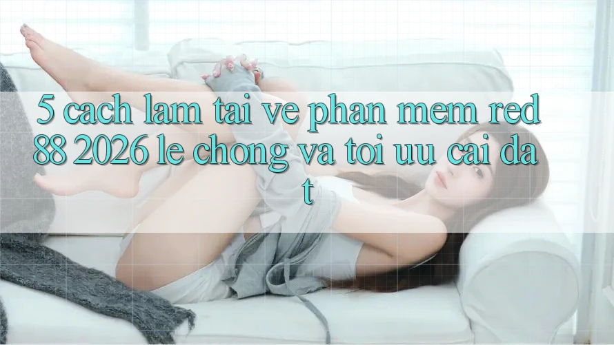 5. Cách làm Tải về Phần mềm red 88 2026 Lẹ Chóng Và Tối Ưu Cài Đặt