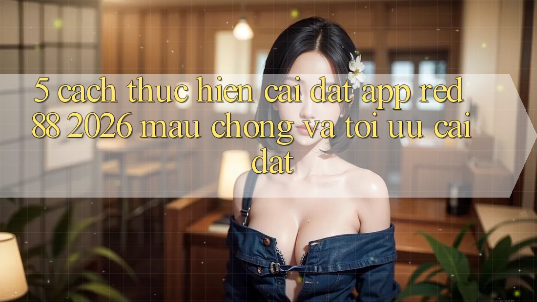 5. Cách thực hiện Cài đặt App red 88 2026 Mau Chóng Và Tối Ưu Cài Đặt