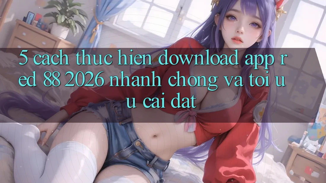 5. Cách thực hiện Download App red 88 2026 Nhanh Chóng Và Tối Ưu Cài Đặt