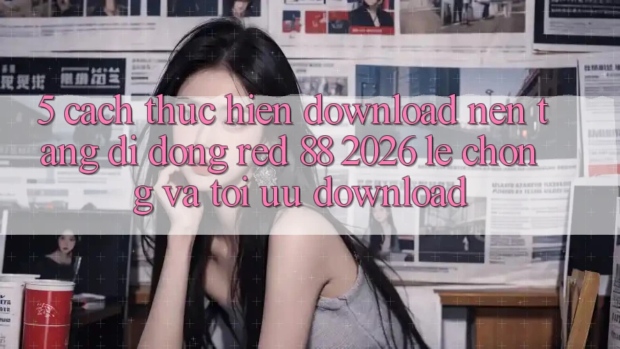 5. Cách thực hiện Download Nền tảng di động red 88 2026 Lẹ Chóng Và Tối Ưu Download