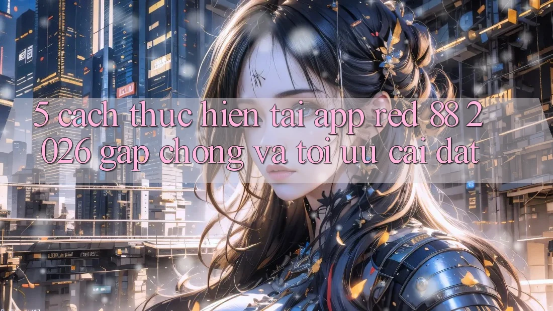 5. Cách thực hiện Tải App red 88 2026 Gấp chóng Và Tối Ưu Cài Đặt