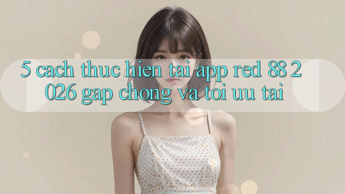 5. Cách thực hiện Tải App red 88 2026 Gấp Chóng Và Tối Ưu Tải