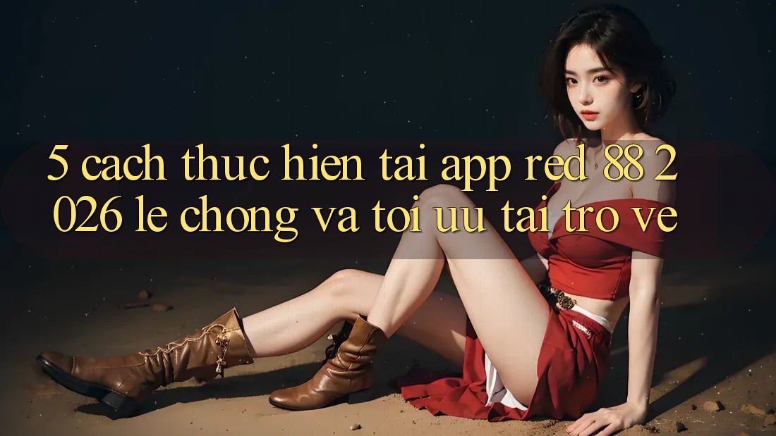 5. Cách thực hiện Tải App red 88 2026 Lẹ chóng Và Tối Ưu Tải trở về
