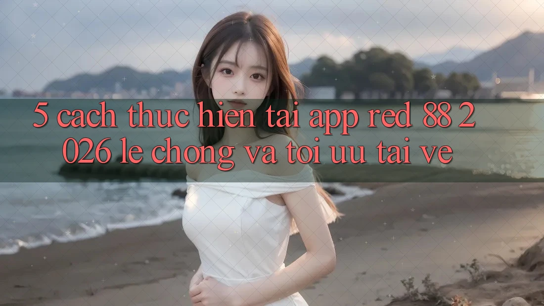 5. Cách thực hiện Tải App red 88 2026 Lẹ Chóng Và Tối Ưu Tải về