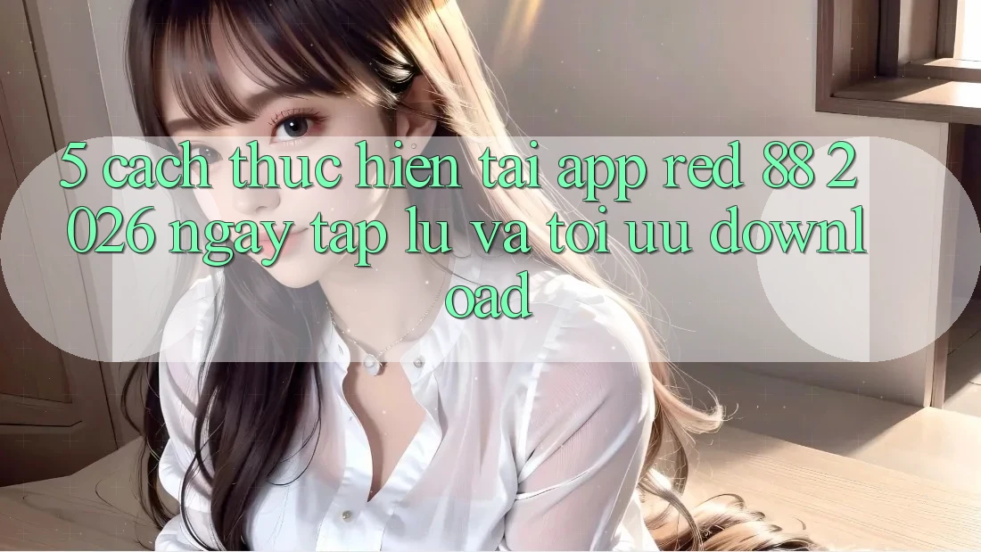 5. Cách thực hiện Tải App red 88 2026 Ngay tắp lự Và Tối Ưu Download