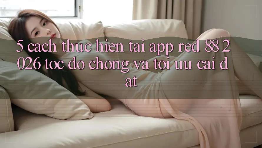 5. Cách thực hiện Tải App red 88 2026 Tốc độ Chóng Và Tối Ưu Cài Đặt