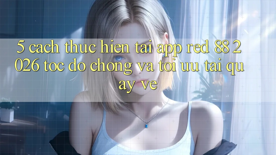 5. Cách thực hiện Tải App red 88 2026 Tốc độ Chóng Và Tối Ưu Tải quay về