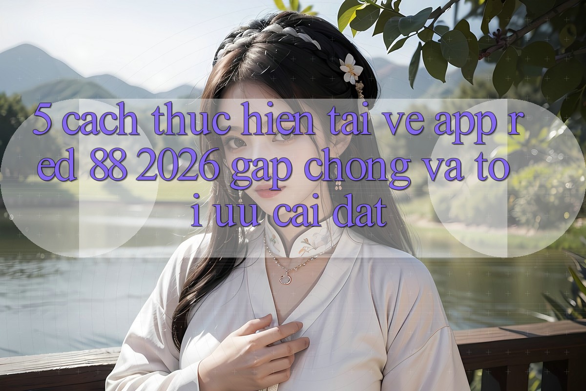 5. Cách thực hiện Tải về App red 88 2026 Gấp Chóng Và Tối Ưu Cài đặt