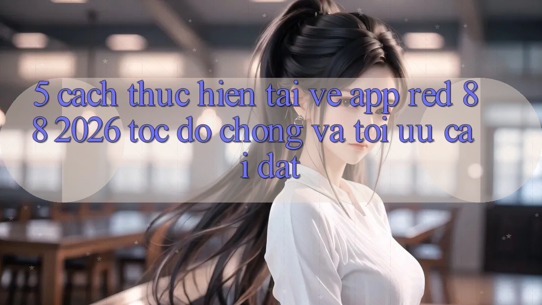 5. Cách thực hiện Tải về App red 88 2026 Tốc độ Chóng Và Tối Ưu Cài Đặt