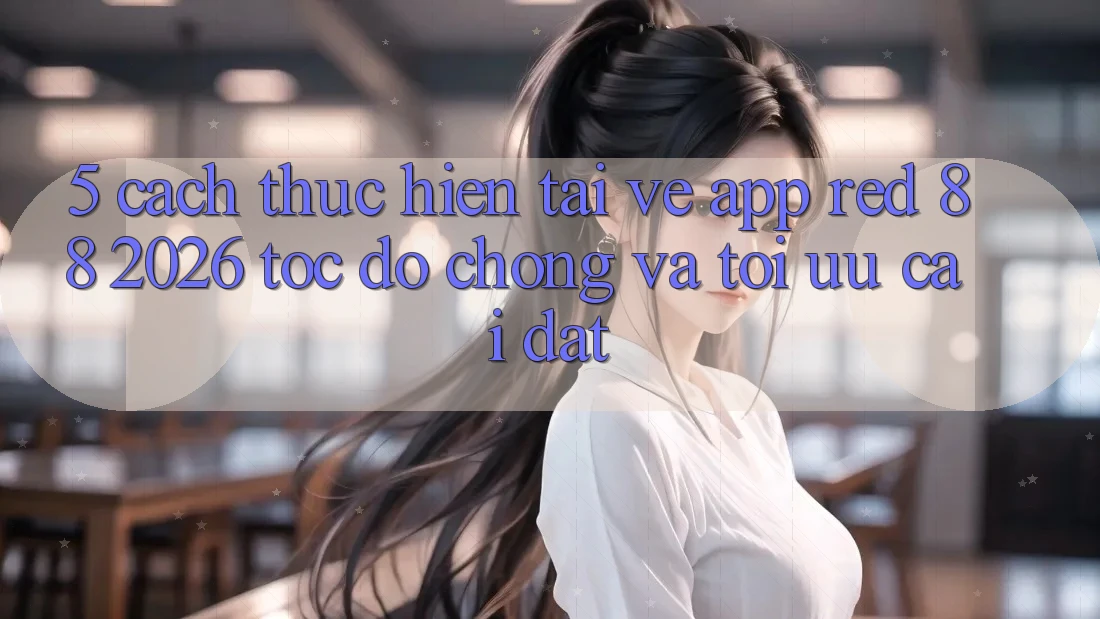 5. Cách thực hiện Tải về App red 88 2026 Tốc độ Chóng Và Tối Ưu Cài Đặt