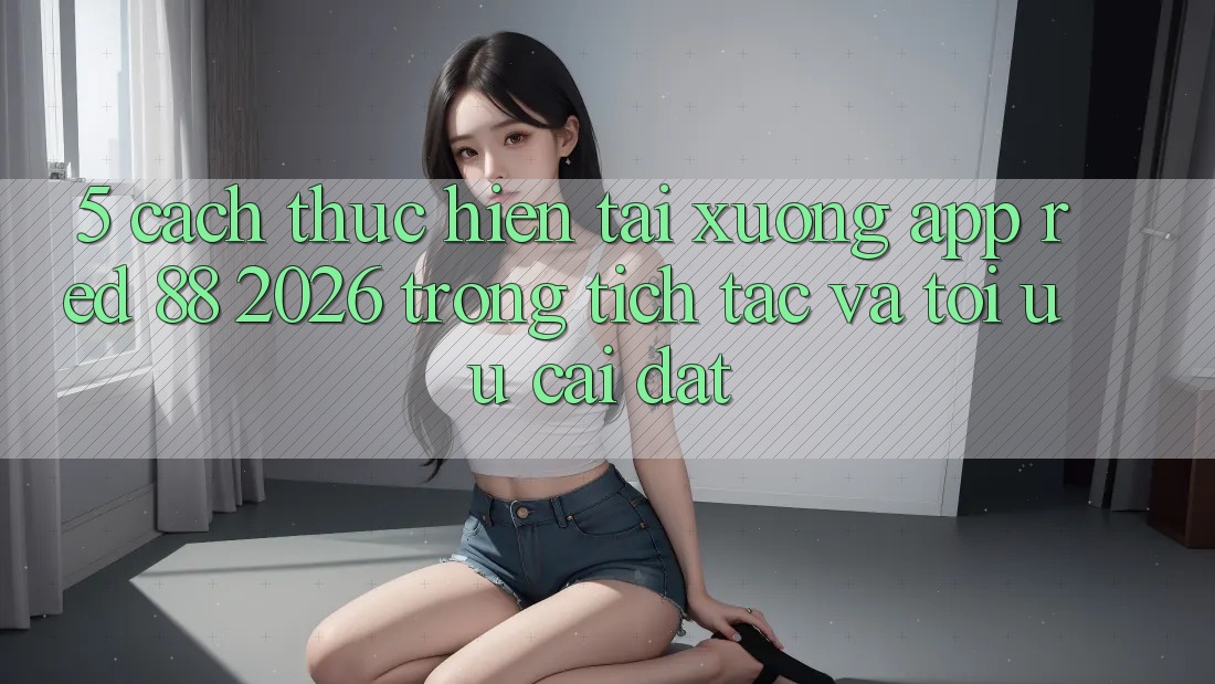 5. Cách thực hiện Tải xuống App red 88 2026 Trong tích tắc Và Tối Ưu Cài Đặt