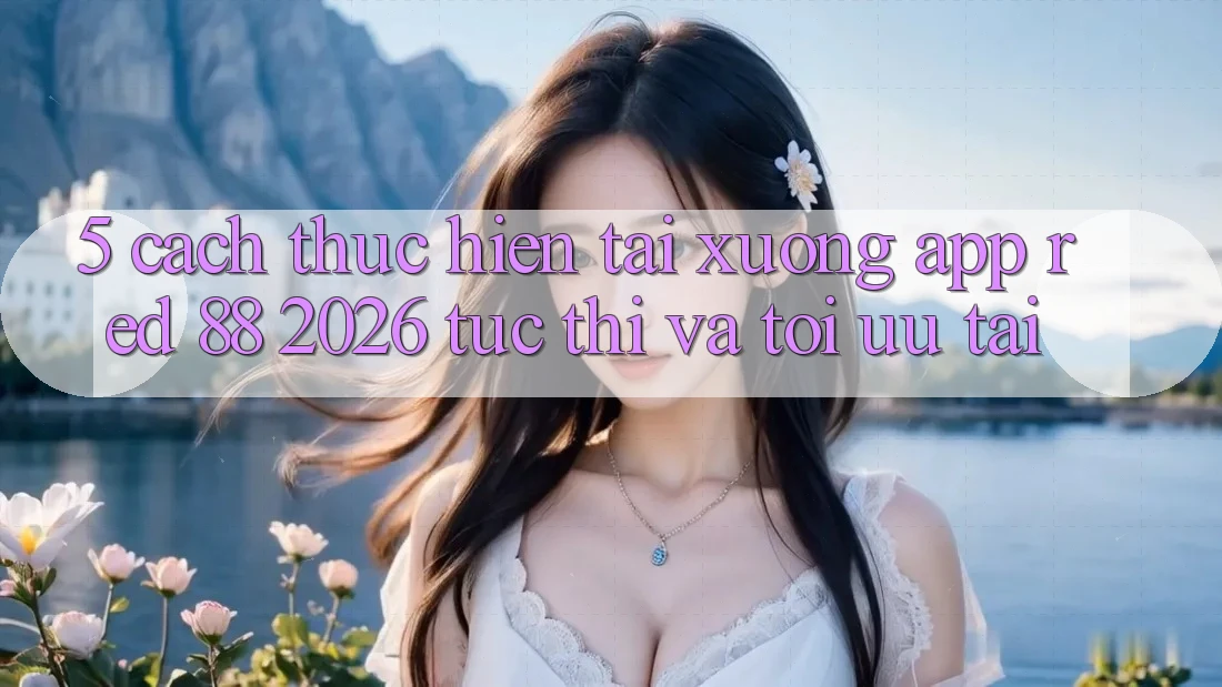 5. Cách thực hiện Tải xuống App red 88 2026 Tức thì Và Tối Ưu Tải