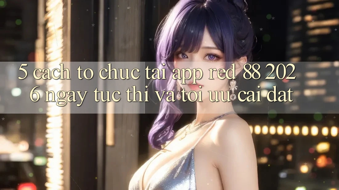 5. Cách tổ chức Tải App red 88 2026 Ngay tức thì Và Tối Ưu Cài Đặt