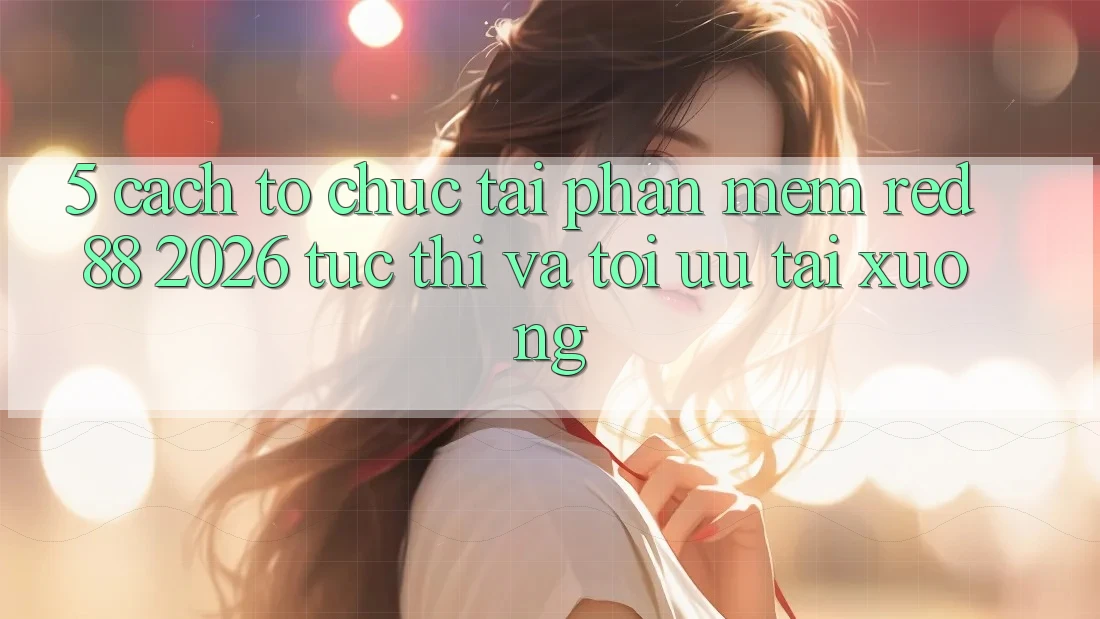 5. Cách tổ chức Tải Phần mềm red 88 2026 Tức thì Và Tối Ưu Tải xuống