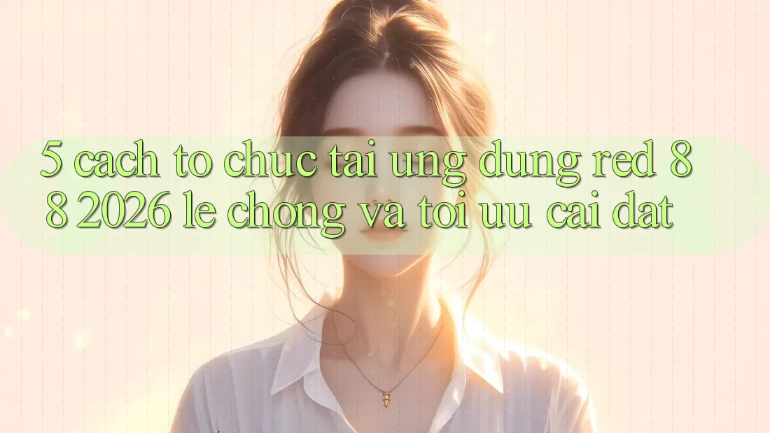 5. Cách tổ chức Tải Ứng dụng red 88 2026 Lẹ chóng Và Tối Ưu Cài Đặt