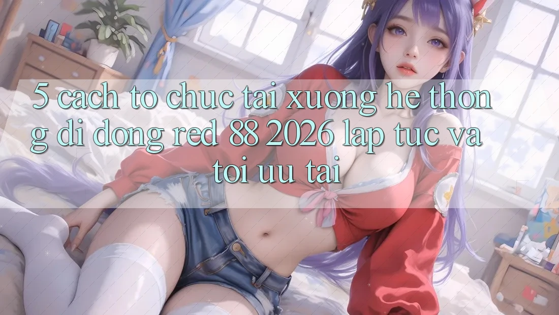 5. Cách tổ chức Tải xuống Hệ thống di động red 88 2026 Lập tức Và Tối Ưu Tải