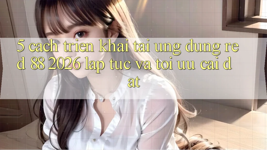 5. Cách triển khai Tải Ứng dụng red 88 2026 Lập tức Và Tối Ưu Cài Đặt