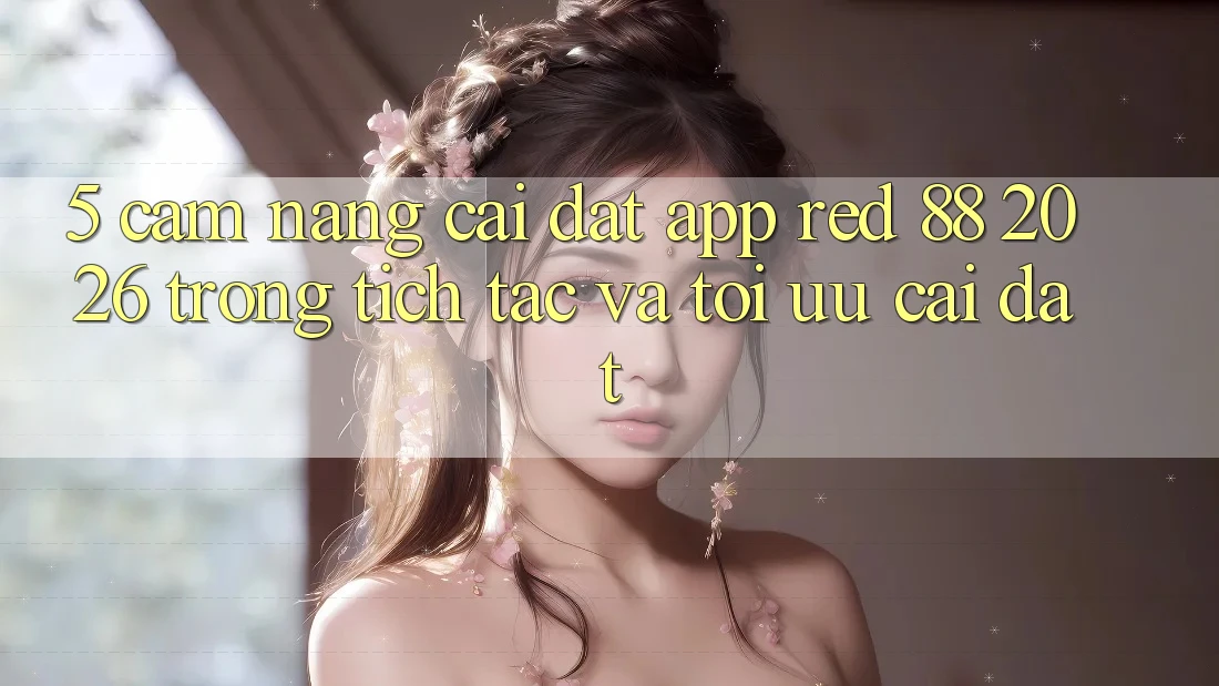 5. Cẩm nang Cài đặt App red 88 2026 Trong tích tắc Và Tối Ưu Cài Đặt