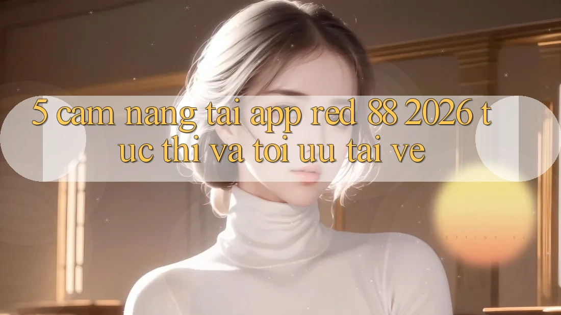 5. Cẩm nang Tải App red 88 2026 Tức thì Và Tối Ưu Tải về