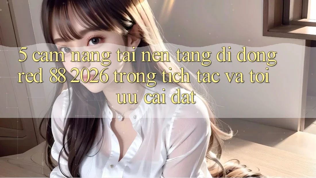 5. Cẩm nang Tải Nền tảng di động red 88 2026 Trong tích tắc Và Tối Ưu Cài Đặt