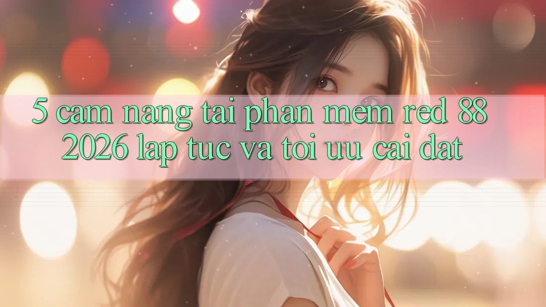 5. Cẩm nang Tải Phần mềm red 88 2026 Lập tức Và Tối Ưu Cài Đặt