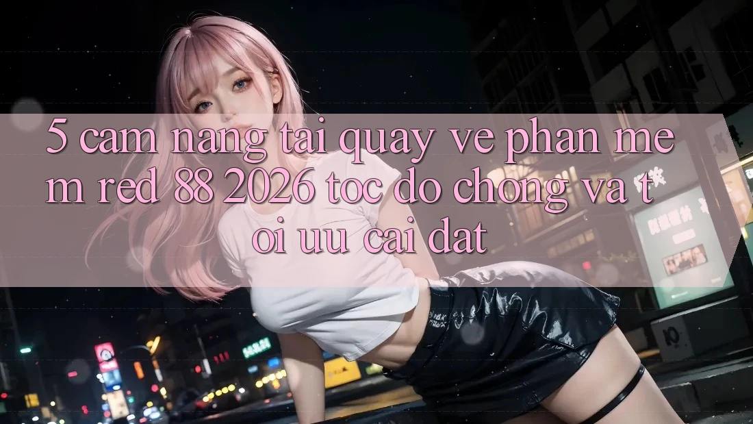 5. Cẩm nang Tải quay về Phần mềm red 88 2026 Tốc độ Chóng Và Tối Ưu Cài Đặt