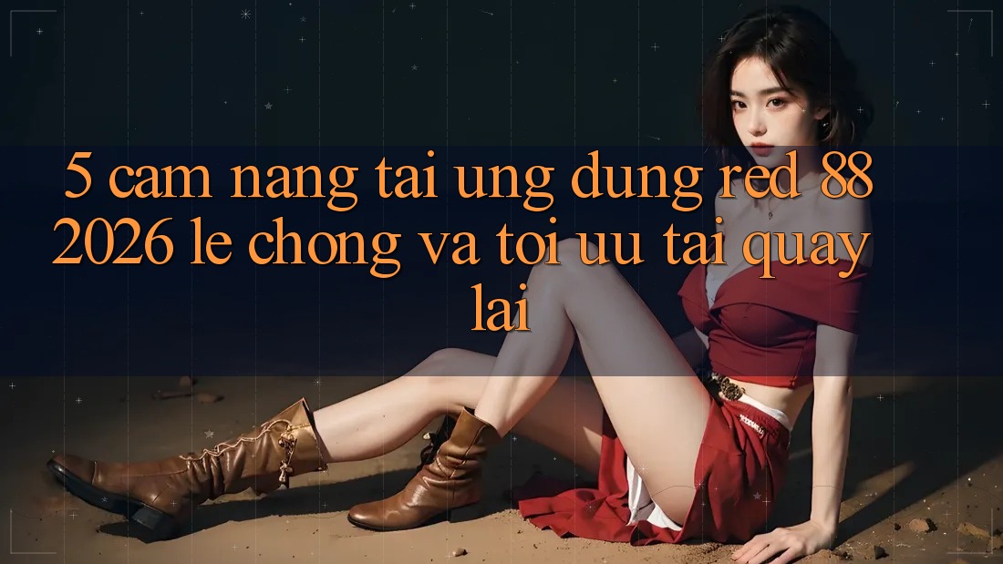 5. Cẩm nang Tải Ứng dụng red 88 2026 Lẹ Chóng Và Tối Ưu Tải quay lại