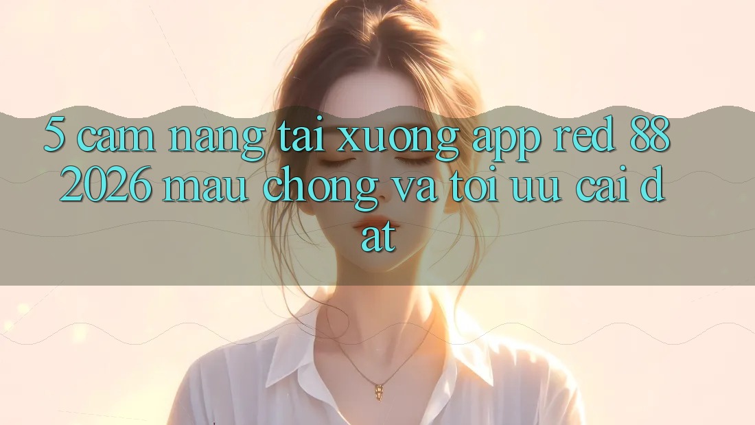 5. Cẩm nang Tải xuống App red 88 2026 Mau Chóng Và Tối Ưu Cài Đặt