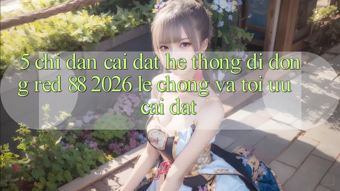 5. Chỉ dẫn Cài đặt Hệ thống di động red 88 2026 Lẹ Chóng Và Tối Ưu Cài Đặt