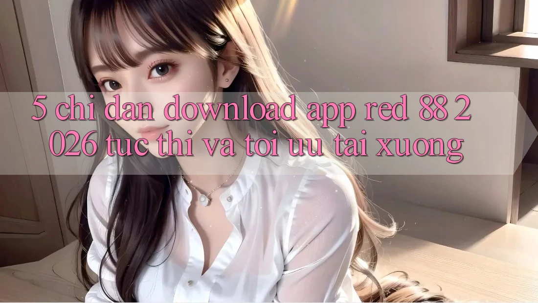 5. Chỉ dẫn Download App red 88 2026 Tức thì Và Tối Ưu Tải xuống